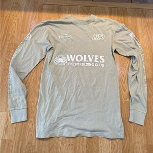 Darc Sport Wolves Bodybuilding Club Long Sleeve Shirt Size S